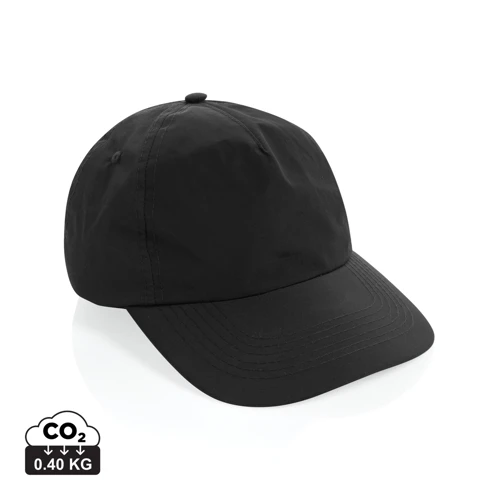 KENTO URBAN RCS újrahasznosított nylon 5 paneles sapka Fekete 
