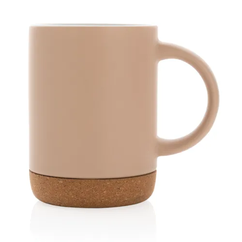 Kerámia bögre parafa talppal 280 ml Barna 