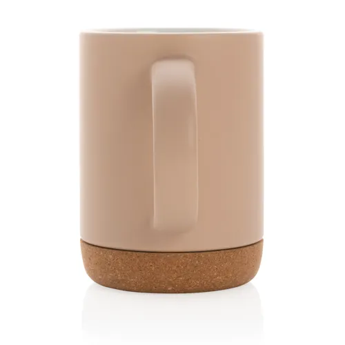 Kerámia bögre parafa talppal 280 ml Barna 