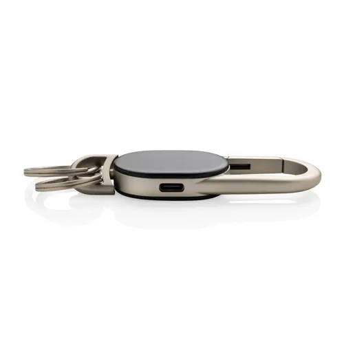 Kulcskereső kulcstartó lokátorral, USB C-vel Fekete 