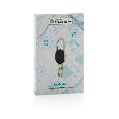 Kulcskereső kulcstartó lokátorral, USB C-vel Fekete 