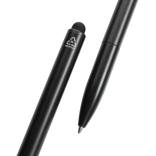 Kymi RCS újrahasznosított alumínium toll ceruzával Fekete 
