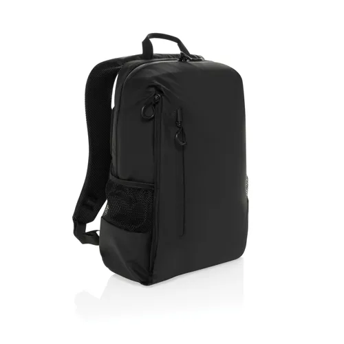 Lima Aware™ RPET vízálló 15,6"-es laptop hátizsák Fekete 