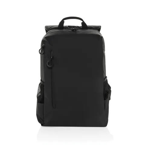 Lima Aware™ RPET vízálló 15,6"-es laptop hátizsák Fekete 