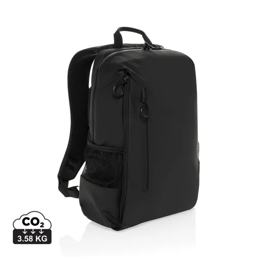 Lima Aware™ RPET vízálló 15,6"-es laptop hátizsák Fekete 