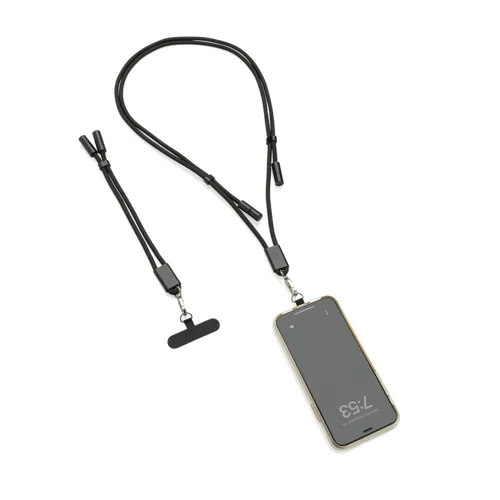 LoopAmp RCS RPET állít.csuklópántos telefontartó, 60W kábel Fekete 