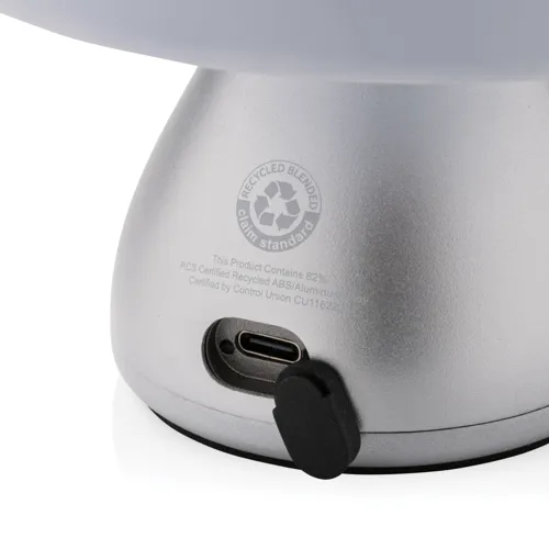 Luming RCS újrahaszn. műanyag USB újratölthető asztali lámpa Szürke 