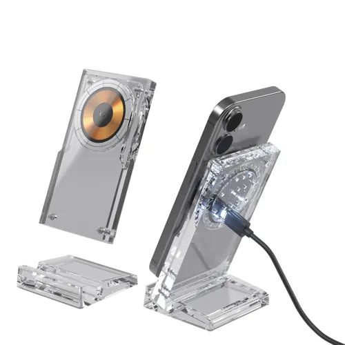 Magcharge 15 W-os mágneses vezeték nélküli töltőállvány Fehér 