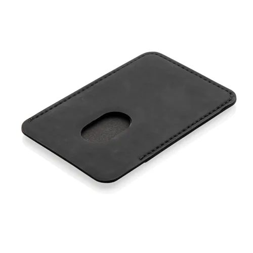 Mágneses telefon- és kártyatartó Fekete 