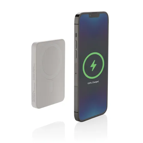 Magnetix RCS újrahaszn. műanyag 5000 mAh mágneses powerbank Fehér 