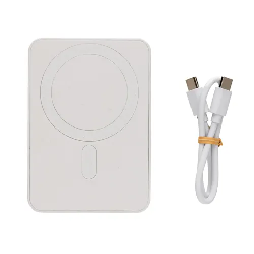 Magnetix RCS újrahaszn. műanyag 5000 mAh mágneses powerbank Fehér 