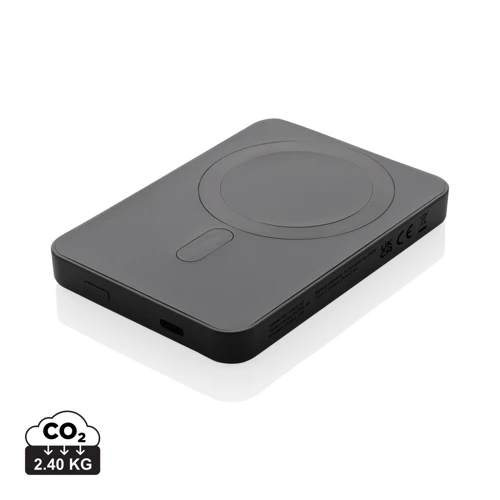 Magnetix RCS újrahaszn. műanyag 5000 mAh mágneses powerbank Fekete 