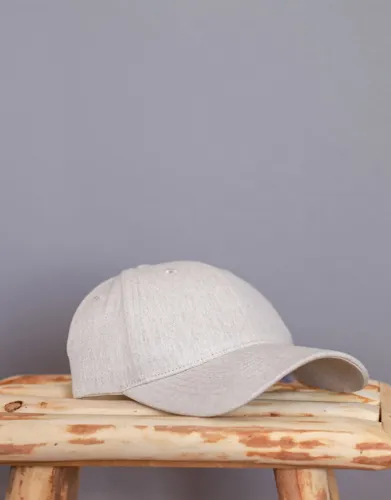 Milo AWARE™ újrah. heather 6 paneles baseball sapka, 200 gr Fehér 