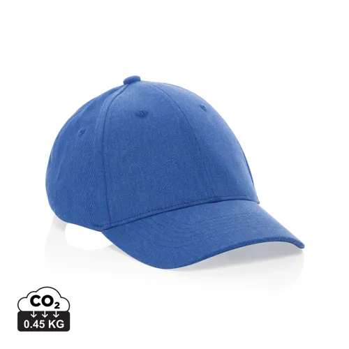 Milo AWARE™ újrah. heather 6 paneles baseball sapka, 200 gr Kék 