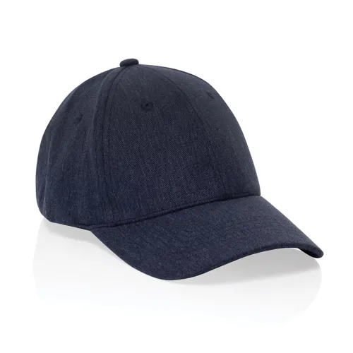 Milo AWARE™ újrah. heather 6 paneles baseball sapka, 200 gr Kék 