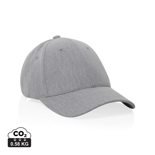 Milo AWARE™ újrah. heather 6 paneles baseball sapka, 200 gr Szürke 