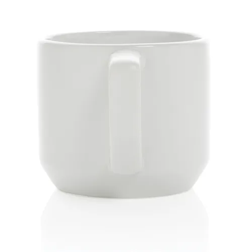 Modern kerámia bögre 350 ml Fehér 