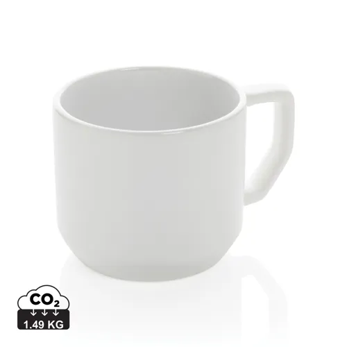 Modern kerámia bögre 350 ml Fehér 