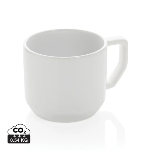 Modern kerámia bögre 350 ml Fehér 