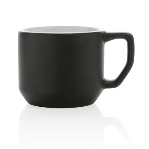 Modern kerámia bögre 350 ml Fekete 