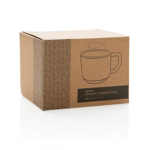 Modern kerámia bögre 350 ml Fekete 