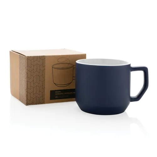 Modern kerámia bögre 350 ml Kék 