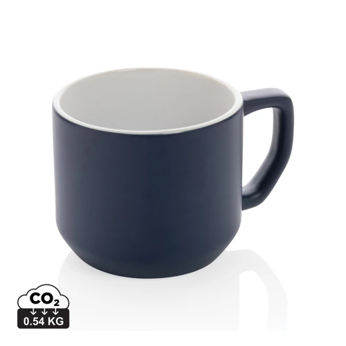 Modern kerámia bögre 350 ml Kék 