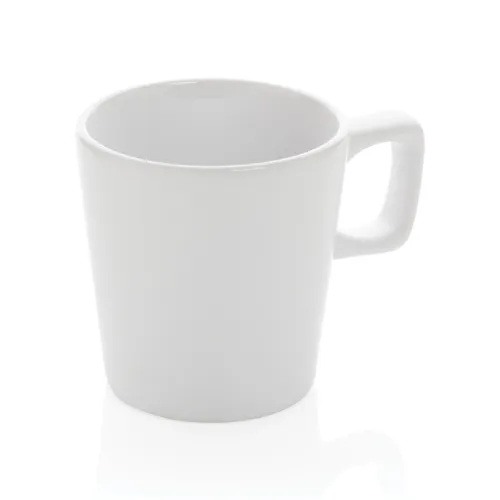 Modern kerámia kávésbögre 300 ml Fehér 