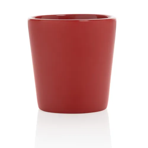 Modern kerámia kávésbögre 300 ml Piros 