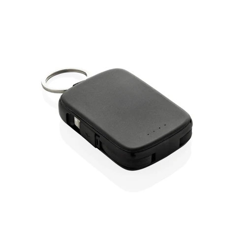 Nexo RCS kulcstartó 20 000 mAh-s powerbank integrált kábelek Fekete 