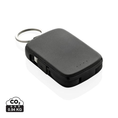 Nexo RCS kulcstartó 20 000 mAh-s powerbank integrált kábelek Fekete 