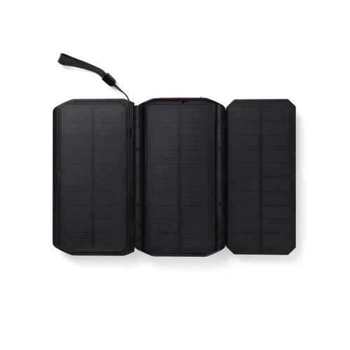 Nordic Drift Titan 10 000 mAh-s napelemes powerbank Fekete 