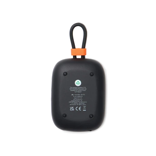 Nordic Drift Titan IP67 víz- és porálló 5 W-os hangszóró Fekete 