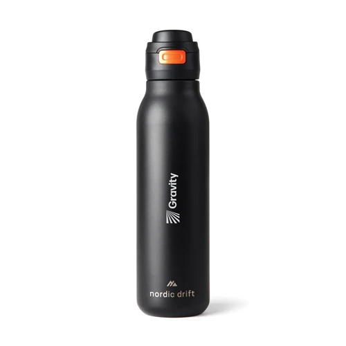 Nordic Drift Trail RCS egyfalú vizespalack, 750 ml Fekete 