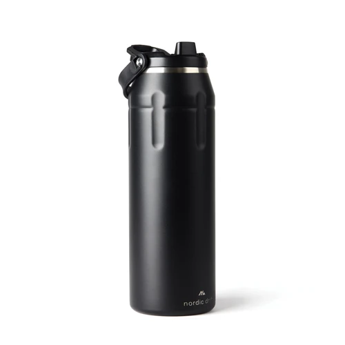 Nordic Drift Trail RCS szigetelt sportpalack, 940 ml Fekete 