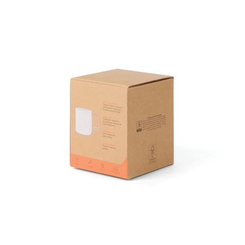 Nordic Drift Trail ultrakönnyű titán 450 ml-es bögre Szürke 