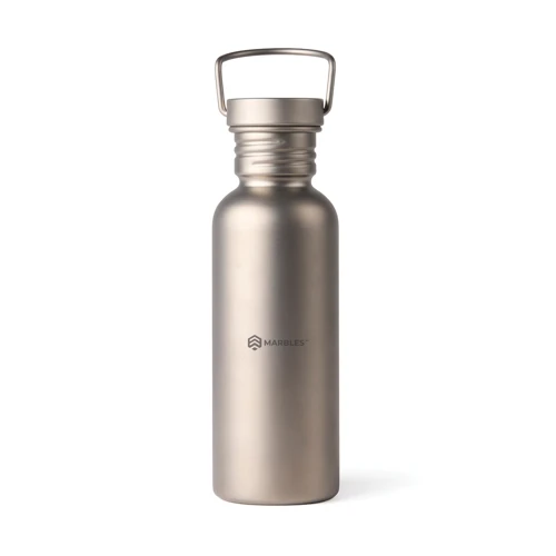 Nordic Drift Trail ultrakönnyű titán 600 ml-es vizespalack Szürke 