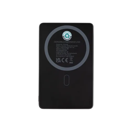 Orion RCS újrah. alumínium 5000 mAh 5W mágneses powerbank Fekete 