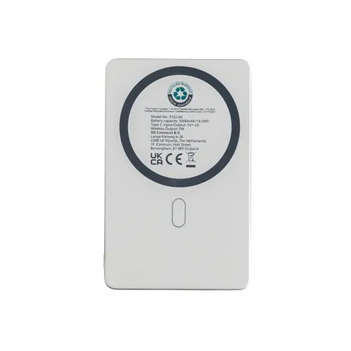 Orion RCS újrah. alumínium 5000 mAh 5W mágneses powerbank Szürke 