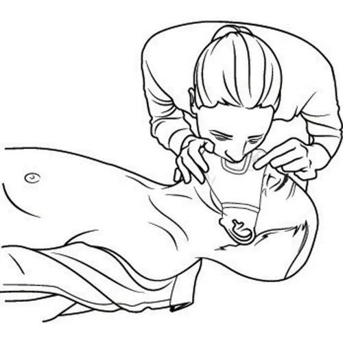 CPR maszk kulcstartóval