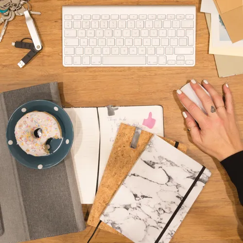 Parafa A5-ös jegyzetfüzet bambusz érintőtollal