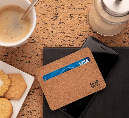 Parafa RFID-biztos kártyatartó Barna 