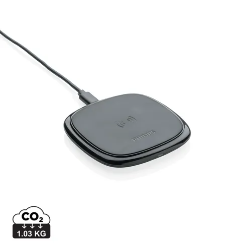 Philips 10W-os Qi vezeték nélküli töltő Fekete 