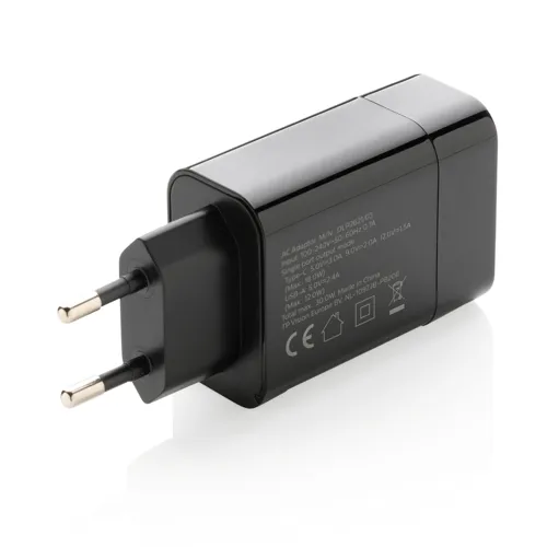 Philips 30W-os ultragyors PD fali töltő Fekete 