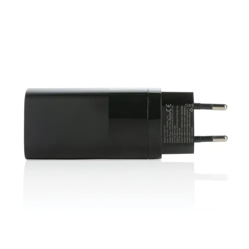 Philips 65W ultra gyors PD 3-portos USB fali töltő Fekete 