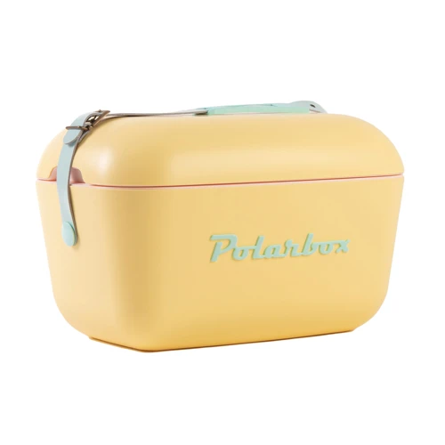 Polarbox Original közepes méretű, 12 l-es vintage hűtőtáska Sárga 
