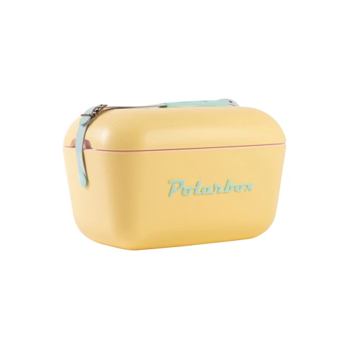 Polarbox Original közepes méretű, 12 l-es vintage hűtőtáska Sárga 