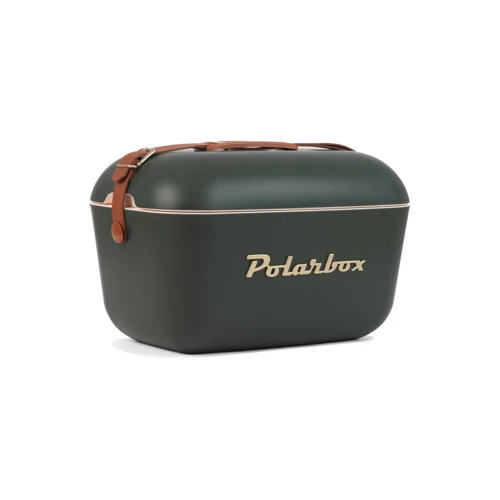 Polarbox Original közepes méretű, 12 l-es vintage hűtőtáska Zöld 