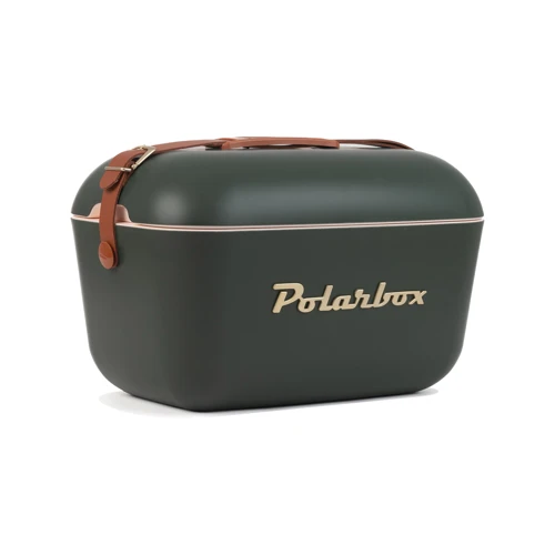 Polarbox Original nagy méretű, 20 l-es vintage hűtőtáska Zöld 