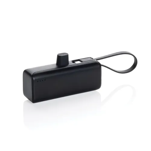 Powerlink RCS újrah. műanyag 3000mAh powerbank USB-C Fekete 